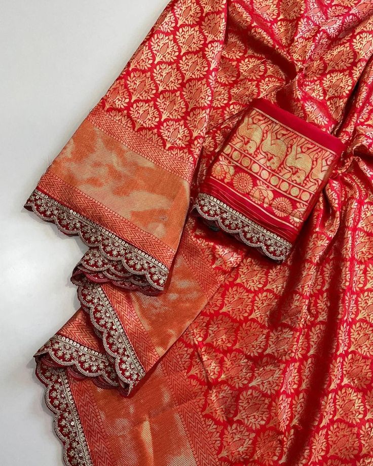 Zari Border Organza